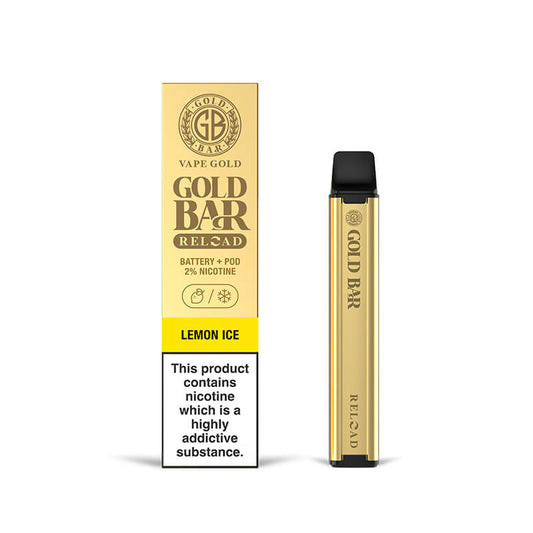 Gold Bar Reload Lemon Ice Prefilled Pod Kit