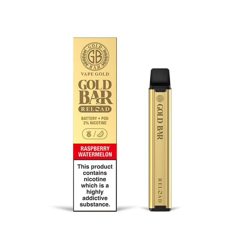 Gold Bar Reload Raspberry Watermelon Flavour Prefilled Pod Kit | Gold Bar UK Gold Bar Reload Raspberry Watermelon Flavour Prefilled Pod Kit | Gold Bar UK
