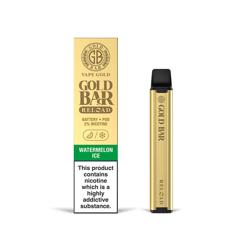 gold bar watermelon ice disposable vape Gold Bar Prefilled Pod Kits & Pods