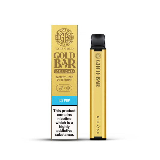 Gold Bar ice pop Reload vape kit