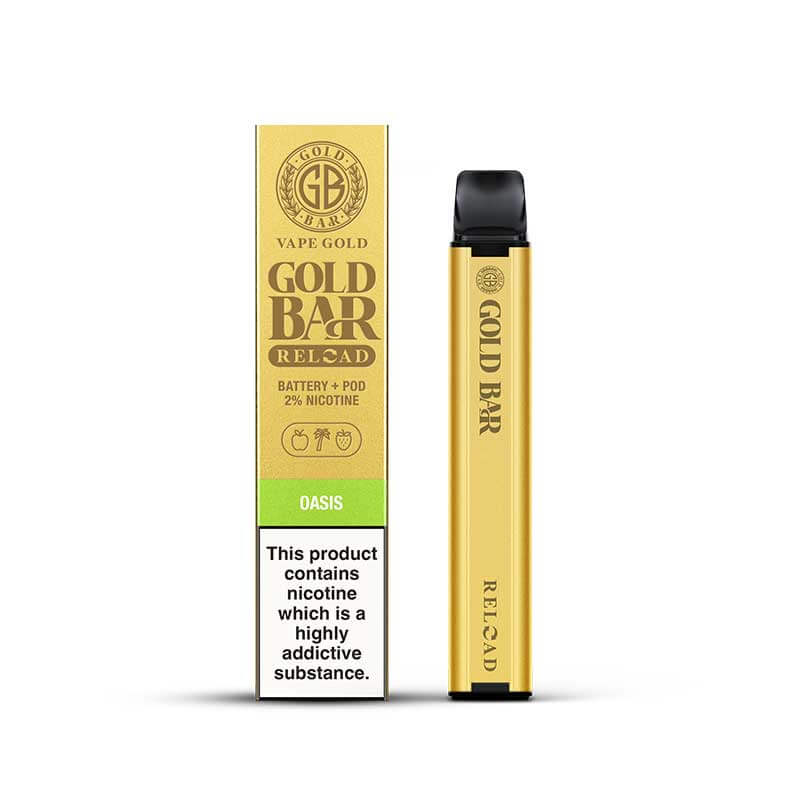 Gold Bar Reload Oasis Prefilled Pod Kit | Gold Bar UK Gold Bar Reload Oasis Prefilled Pod Kit | Gold Bar UK
