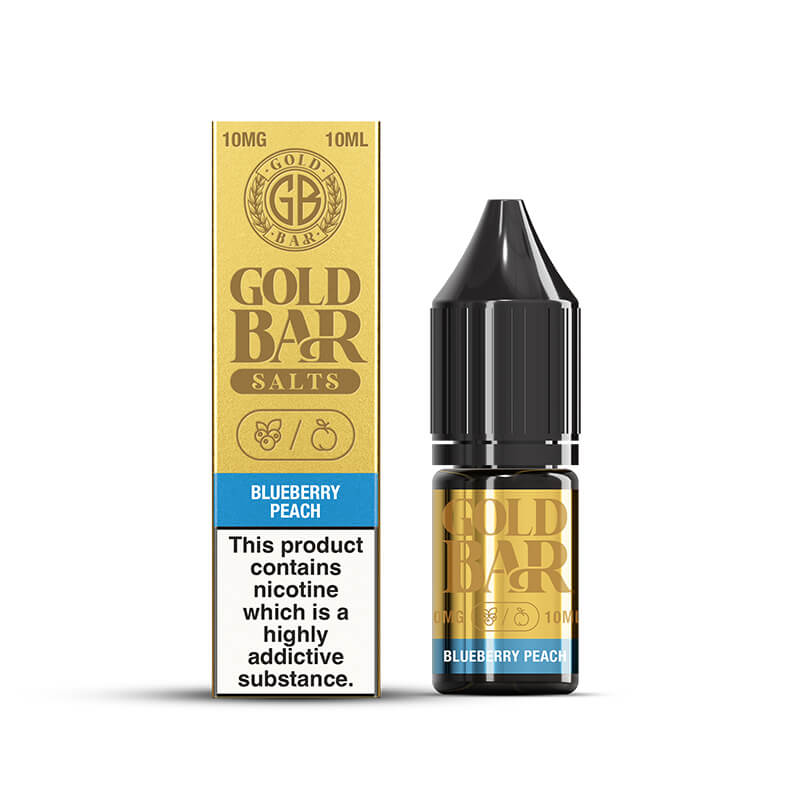 Gold Bar Blueberry Peach Nic Salt E-liquid