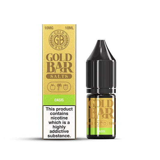 Gold Bar Oasis Nic Salts E-liquid 10ml