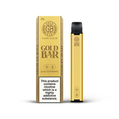 Gold Bar Blue Raspberry Disposable Vape
