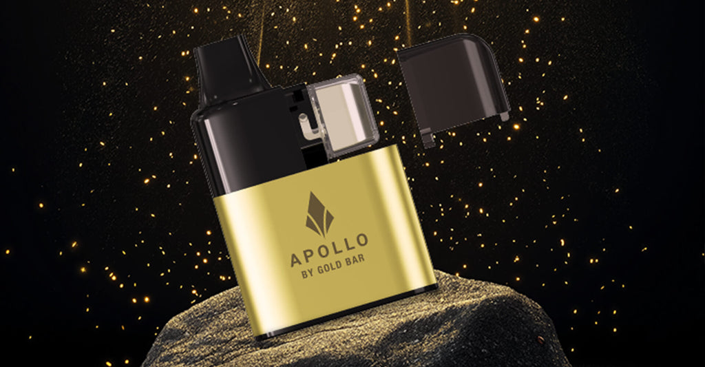 The NEW Gold Bar Apollo 20K: The Compact pod vape that delivers Big Flavour, Big Puff Count, and Big Value