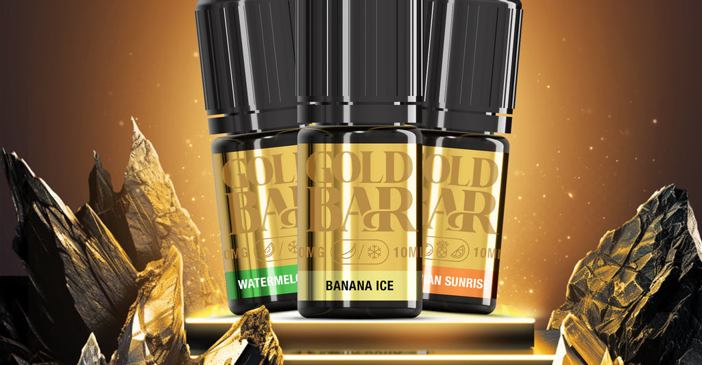 Introducing NEW Gold Bar Nic Salt E-liquids!