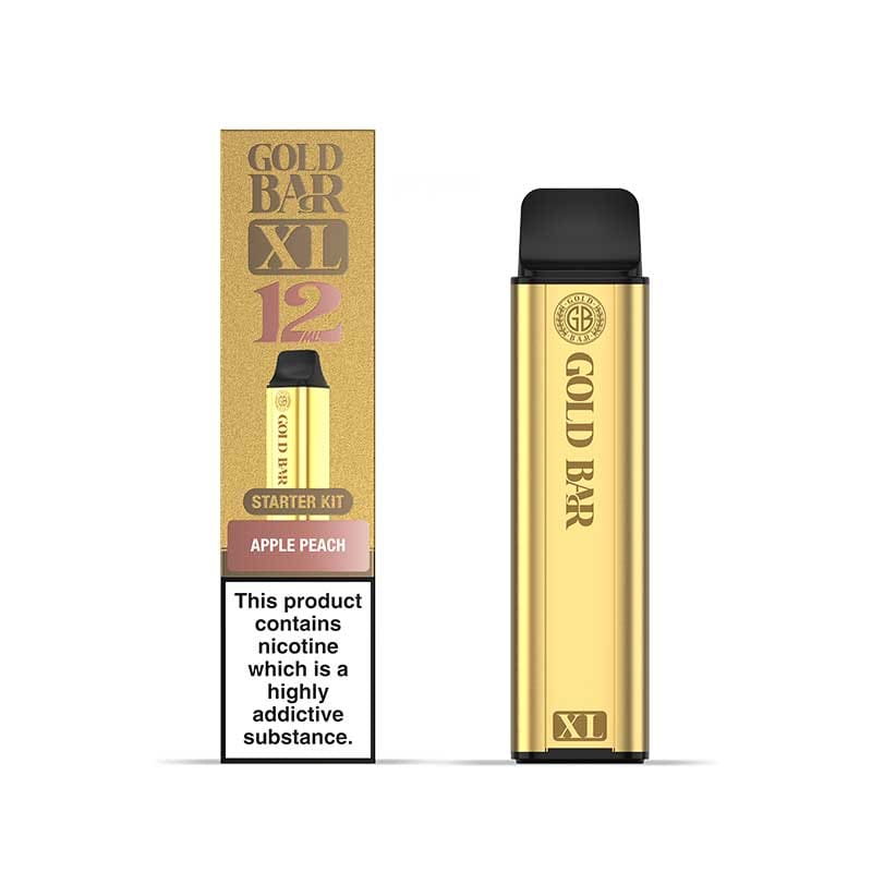 Gold Bar XL Prefilled Pod Kit 1200mAh, MTL