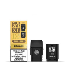 Gold Bar XL Banana Ice Prefilled Pod & Refill 20mg