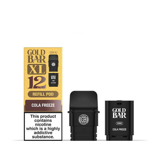 Gold Bar XL Cola Freeze Prefilled Pod & Refill 20mg
