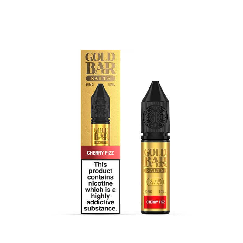 Gold Bar Cherry Fizz Nic Salts E-liquid 10ml