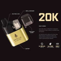 Gold Bar Apollo Prefilled Pod Kit