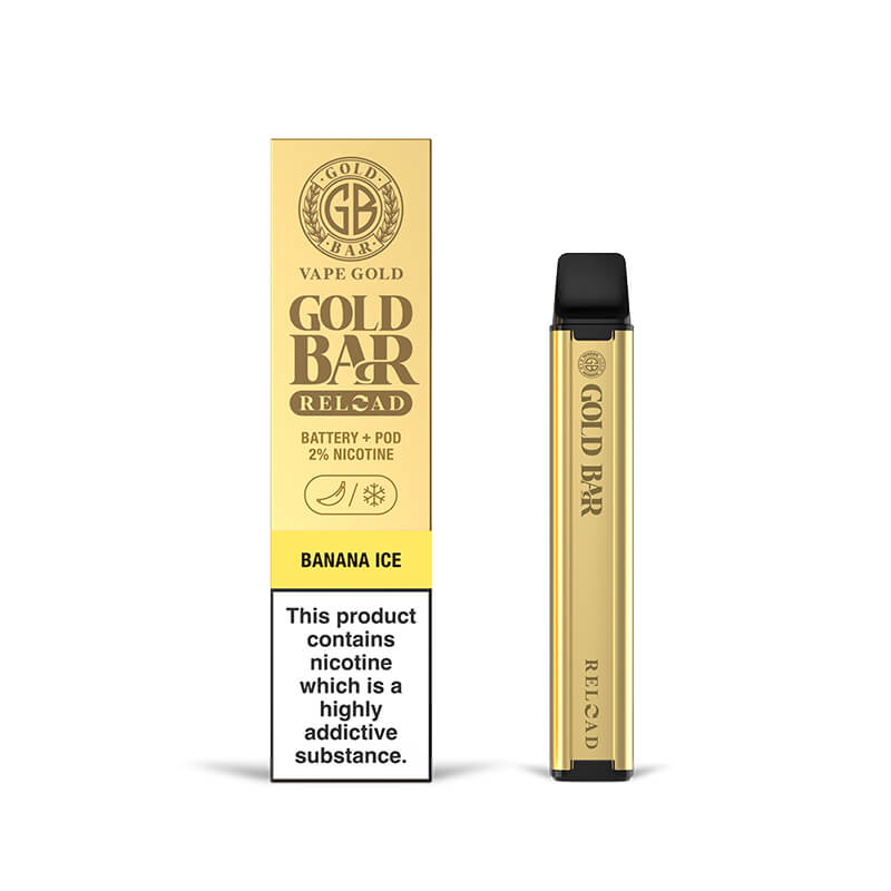 Gold Bar Reload Banana Ice flavour Prefilled Pod Kit | Gold Bar UK ...