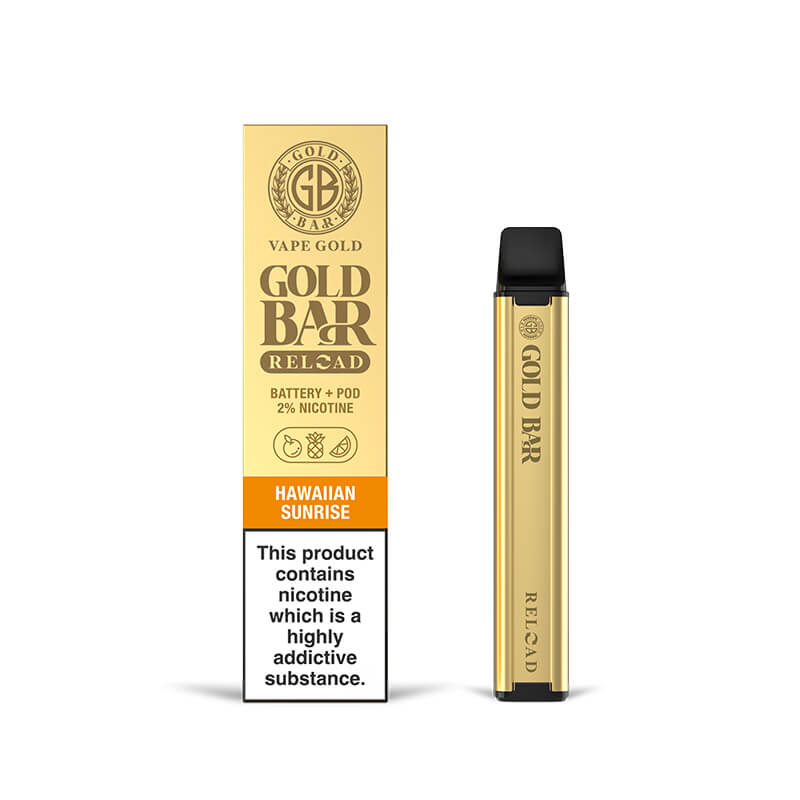 gold bar reload hawaiian sunrise pod vape kit