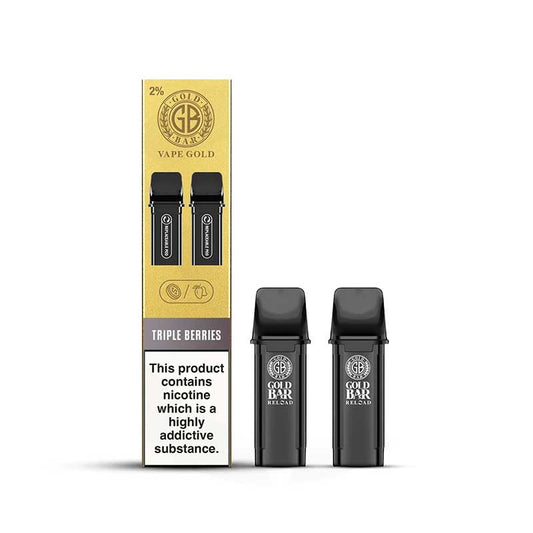 Gold Bar Reload Triple Berries Prefilled Pods x2