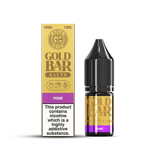 Gold Bar Prime Nic Salts E-liquid 10ml
