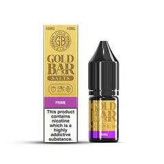 Gold Bar Prime Nic Salt E-liquid | Gold Bar UK Gold Bar Prime Nic Salt E-liquid | Gold Bar UK