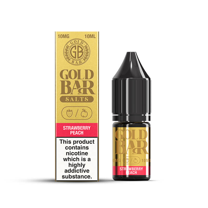 gold bar nic salts strawberry peach